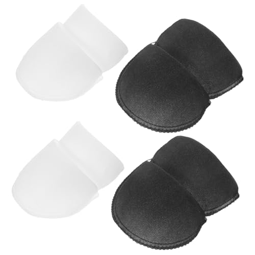 FRCOLOR 4paare Schwamm-schulterpolster Für Kleidung Rutschfeste Nähen-polster Ersatz-schulterpolster Für Anzüge Und Mäntel Atmungsaktiv Und Waschbar von FRCOLOR