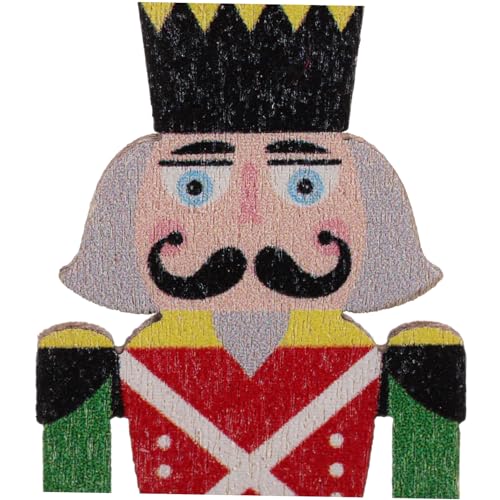 FRCOLOR 4paare Weihnachtsohrringe Für Damen Aus Holz Festliche Motive Süße Ohrhänger Als Weihnachtsgeschenke von FRCOLOR