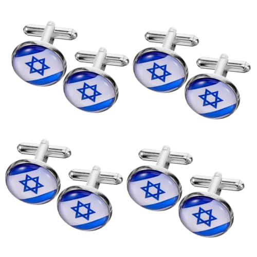FRCOLOR 4 Paare israelische Manschettenknöpfe Hemdnieten Kleidung Manschettenknopf Anzug Nieten Hemdmanschettenknöpfe legierung knöpfe Hemdärmelverzierung Zinklegierung FRCOLOR 4 Paare israelische Manschettenknöpfe Hemdnieten Kleidung Manschettenknopf Anzug Nieten Hemdmanschettenknöpfe legierung knöpfe Hemdärmelverzierung Zinklegierung von FRCOLOR