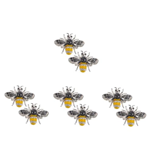 FRCOLOR 4 Sätze Bienenbrosche Für Damen Dekorative Tierbroschen Glänzende Anstecknadeln Für Kleidung Schals Hüte Für Partys Täglichen Gebrauch Langlebig Leicht 2 Stück * 4 von FRCOLOR