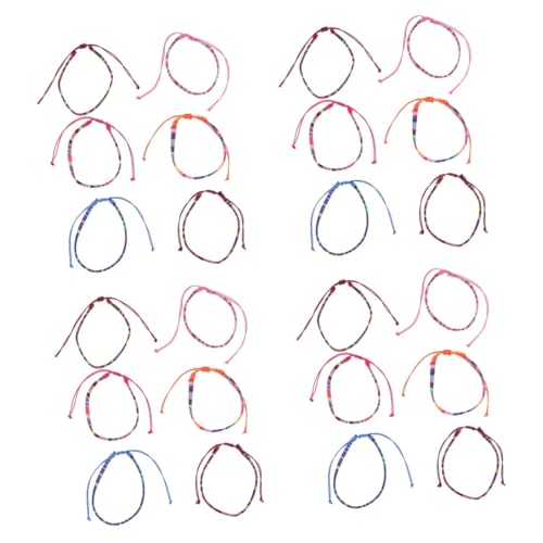 FRCOLOR 4 Sätze Boho Geflochtene Fußkette Teiliges Verstellbare Strandanklets Für Damen Modischer Schmuck Für Freundschaft Für Strand Hochzeiten Tägliches 6 Stück * 4 von FRCOLOR
