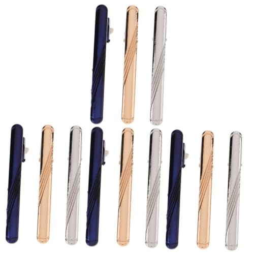 FRCOLOR 4 Sätze Krawattenklammer Set Krawattenclip Zum Anklipsen Herrenkrawatte Klassische Krawatte Krawattenverschluss Business Normale Hochzeitsclips Herrenkrawatten 3 Stück * 4 FRCOLOR 4 Sätze Krawattenklammer Set Krawattenclip Zum Anklipsen Herrenkrawatte Klassische Krawatte Krawattenverschluss Business Normale Hochzeitsclips Herrenkrawatten 3 Stück * 4 von FRCOLOR