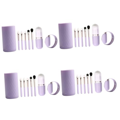 FRCOLOR 4 Sätze Make-up-pinsel-set Reiseset Für Damen Make-up-pinsel Für Mädchen Make-up-pinsel Für Frauen Schönheitszubehör Lidschatten Fräulein Das Gesicht Abs-bürstenstange Lippenbürste von FRCOLOR