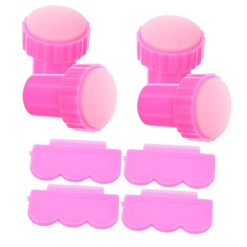 FRCOLOR 4sätze Teiliges Silikon-nagelstempel-set Mit Schabern Nail Art Werkzeuge Für Kreative Designs Für Anfänger Und Profis Präzise Stempel Für Stilvolle Französische Maniküre von FRCOLOR