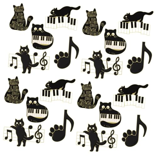 FRCOLOR 4 Sätze Teiliges Katzen Emaille Pin Kreative Broschen Für Kleidung Taschen Accessoires Cartoon Design Dekorative Anstecker Für Cat Geschenkidee Für Verschiedene Anlässe 5 Stück * 4 von FRCOLOR