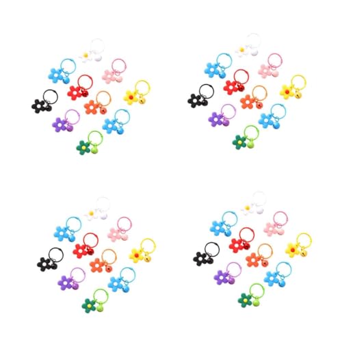 FRCOLOR 4 Sätze Teiliges Schlüsselanhänger Mit Glocken Handtaschen Charms Für Frauen Deko Schlüsselringe Für Autos Schlüssel Perfektes Für Freundinnen Anlässe 10 Stück * 4 von FRCOLOR