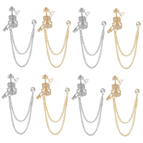 FRCOLOR 4 Sätze Violine Brosche Stellnadel Kragennadel Cool Emaille Violine Reversnadel Instrumente Kleidung Brosche Anstecknadel Für Männer Geigenbrosche Pin Legierung 2 Stück * 4 FRCOLOR 4 Sätze Violine Brosche Stellnadel Kragennadel Cool Emaille Violine Reversnadel Instrumente Kleidung Brosche Anstecknadel Für Männer Geigenbrosche Pin Legierung 2 Stück * 4 von FRCOLOR