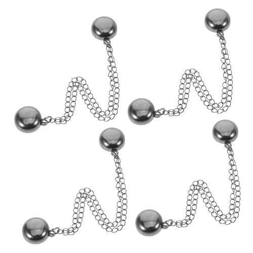 FRCOLOR 4 Stück Ärmel Hijab T Shirt Für Mehrere Magnetische Zwecke Kleidung T Cinch Mit Wäscheklammern Und Hemdmagneten Saum Zubehör Cinching Kette Stärke Hosenverschluss Brosche Funktion von FRCOLOR