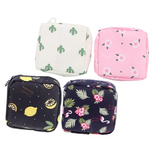 FRCOLOR 4 Stück Aufbewahrungsbeutel Für Damenbinden Handtaschen Teenager Behälter Mattentasche Für Mädchen Korb Reise-kulturbeutel Multifunktionale Kleine Tasche Oxford-stoff von FRCOLOR