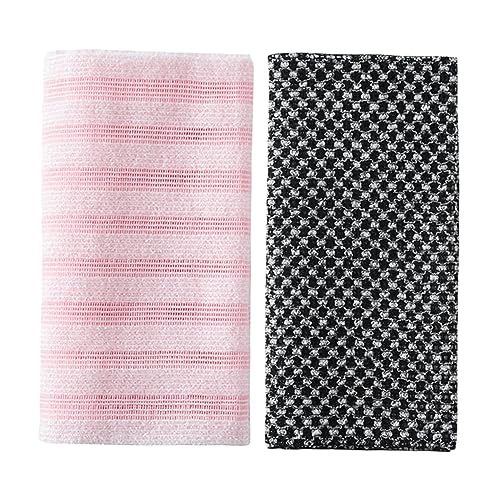 FRCOLOR 2sets Peeling Luffa Pad Körper Bad Handtuch Bad Körper Haut Reiniger Haut Peeling Handtuch 2 Stücke * 2 von FRCOLOR