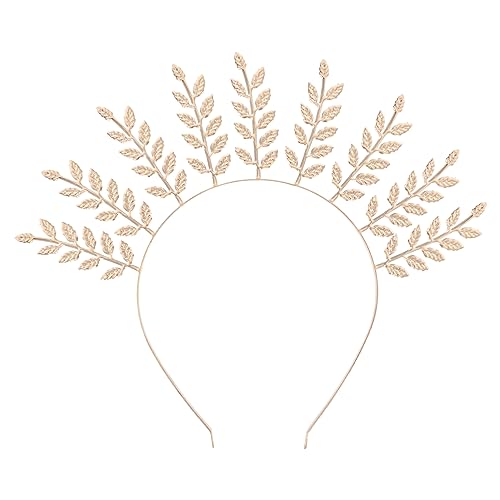 FRCOLOR 4 Stück Luxuriöser Kopfschmuck Aus Metall Mit Blatt-design Für Damenhaarbänder Zur Hochzeit von FRCOLOR