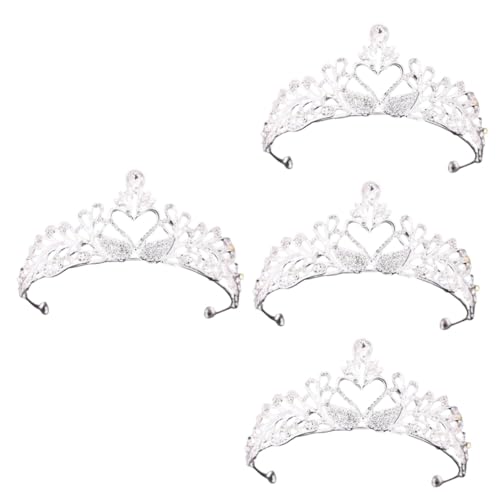 FRCOLOR 4 Stücke Haar Toer Hochzeit Barock Stil Braut Kopfschmuck Hochzeit Kronen Stirnband Für Braut von FRCOLOR