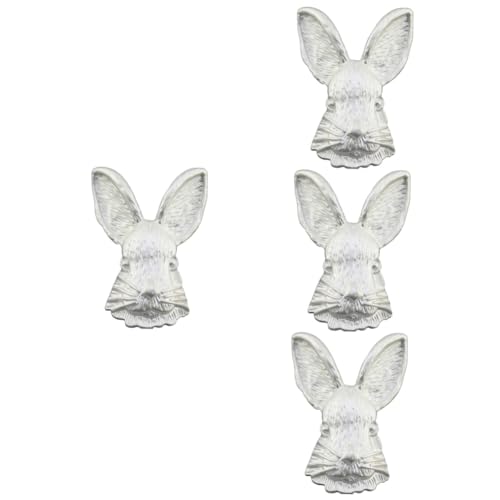 FRCOLOR 4 Stück Bunny Brosche Tier Brosche für Frauen Vintage Anstecknadel Süße Tierbrosche für Kleidung zu Ostern Valentinstag von FRCOLOR