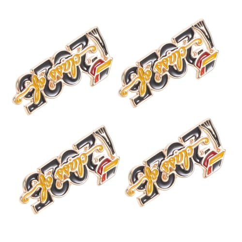FRCOLOR 4 Stück Doktorhut Broschen Abschluss Abzeichen Cap Anstecker für Abschlussfeier Erinnerungsstück für Graduierungsgeschenke Partys von FRCOLOR