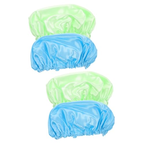 FRCOLOR 4 Stück Duschhaube Seidenkappe Damen Hüte Haar Badekappen Praktische Duschhauben Dusch Haarkappen Peeling Mütze Seidenhauben Hut Für Frauen Heim Duschhauben Duschhüte FRCOLOR 4 Stück Duschhaube Seidenkappe Damen Hüte Haar Badekappen Praktische Duschhauben Dusch Haarkappen Peeling Mütze Seidenhauben Hut Für Frauen Heim Duschhauben Duschhüte von FRCOLOR