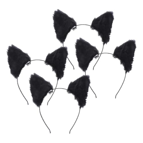 FRCOLOR 4 Stück Fuchs Haarreif Plüsch Flauschig Hautfreundlich Nonslip Haarreifen Für Halloween Cosplay Kostüm Unisex Accessoire von FRCOLOR