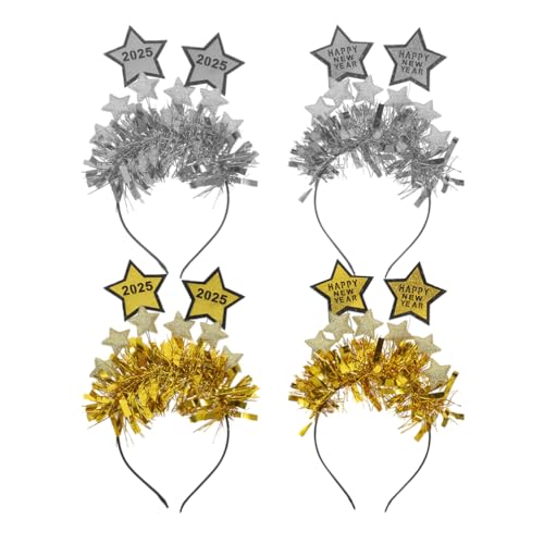 FRCOLOR Damen-stirnbänder Neujahrs-stirnbänder Party-zubehör Frohes Neues Jahr-stirnband Stilvolles Haarband für Party-zubehör FRCOLOR Damen-stirnbänder Neujahrs-stirnbänder Party-zubehör Frohes Neues Jahr-stirnband Stilvolles Haarband für Party-zubehör von FRCOLOR