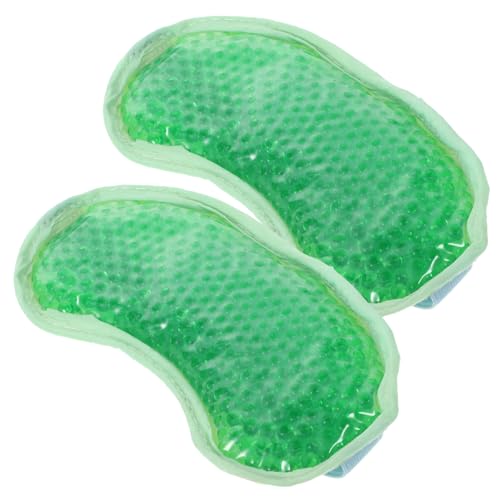 FRCOLOR 4 Stück Gel-Augenmaske Reise-Augenmaske Pflege Augenklappe Bettwäsche schlafen schlafmaske migräne zug Kühlende Augenmaske Eisbeutel-Augenpads Super weich Augenbinde Massagegel PVC von FRCOLOR