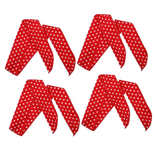FRCOLOR 4stücke Dot Stirnband Damen Kopftuch Muster Haarband Schal-design Frauen Kopfbedeckung Haarreif von FRCOLOR