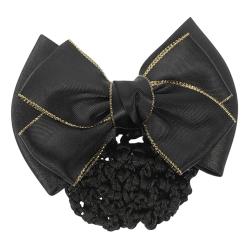 FRCOLOR 4 Stück Haarschmuck Haarspangen Netz Dutthalter Duttnetze Für Ballett Tanz Skaten Snoods Haarnetz Schleife Haargummis Haarnetze Für Damen Perücken Haarknotenbezug von FRCOLOR