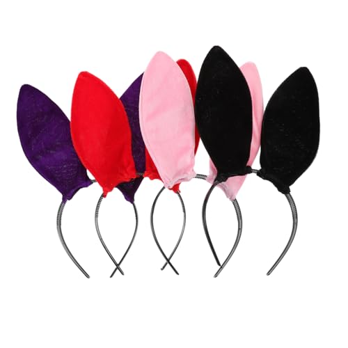 FRCOLOR 4stücke Katzenohren Haarband Schwarz Für Halloween Weihnachten Cosplay Kostüme Und Partys Für Damen von FRCOLOR