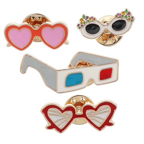 FRCOLOR 4 Stück Hawaii Serie Broschen Sonnenbrille Motiv Bunte Kostüm Accessoires Langlebige Anstecknadeln für Damen Modische Dekoration für Strand Partyoutfits FRCOLOR 4 Stück Hawaii Serie Broschen Sonnenbrille Motiv Bunte Kostüm Accessoires Langlebige Anstecknadeln für Damen Modische Dekoration für Strand Partyoutfits von FRCOLOR