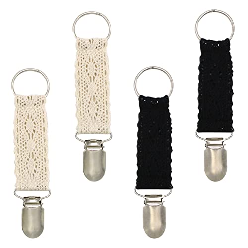 FRCOLOR 4stücke Hutclip Aus Spitze Für Reisen Taschenbefestigung Wiederverwendbar Kompakt Leicht Für Outdoor Und Alltag von FRCOLOR