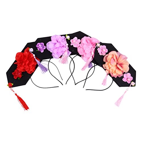 FRCOLOR 4 Stück Karierter Hut Kinderkostüm Hüte Kronen Für Mädchen Haarschmuck Reifen Prinzessinnen Party Mädchen Haarschmuck Für Mädchen Kopfschmuck Aus Der Qing Dynastie FRCOLOR 4 Stück Karierter Hut Kinderkostüm Hüte Kronen Für Mädchen Haarschmuck Reifen Prinzessinnen Party Mädchen Haarschmuck Für Mädchen Kopfschmuck Aus Der Qing Dynastie von FRCOLOR