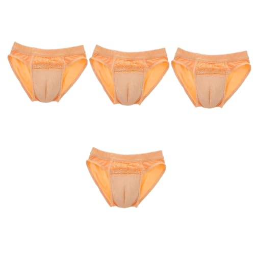 FRCOLOR 4 Stück Kleidung Von Mann Zu Frau Crossdressing Underwear Tucking Underwear for Trans Women Drag Queen Costume Panties Thong Herren Baumwolle Transsexuelle Sanft von FRCOLOR