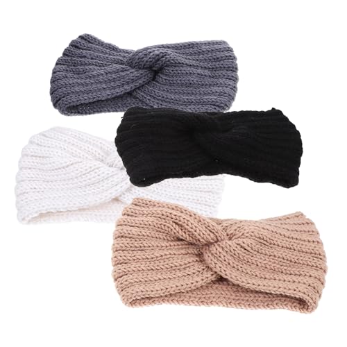 FRCOLOR Modische Spitze Stirnbänder Haar Band Kreuz Stirnband Haar Schal Zubehör Vintage von FRCOLOR