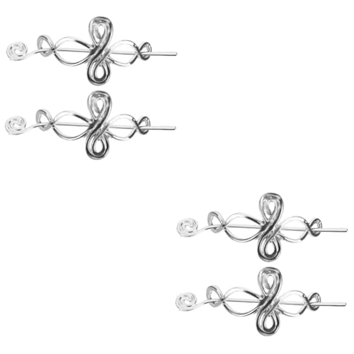 FRCOLOR 4 Stück Lange Haarnadeln Haarstäbe Für Haare Vintage Haar Manschettenklammern Damen Haarnadel Retro Haarspange Haarspangen Haarstäbe Für Langes Haar Diamant Haarspange von FRCOLOR