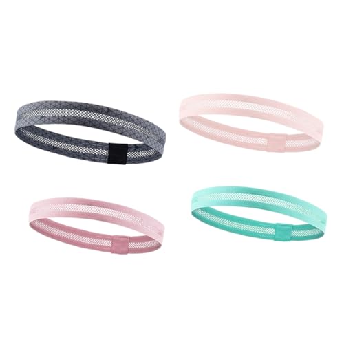 FRCOLOR 4 Stück Mädchen-Stirnband Haargummis für Mädchen Mädchen-Hijab Herren Haarband haar spangen Bandanas für Männer Make-up-Stirnband Sport Schweißband einzelner Gürtel Schal Mann von FRCOLOR