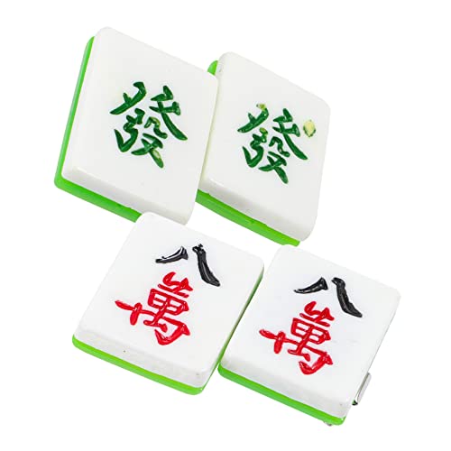 FRCOLOR 4 Stück Mahjong-haarnadel Alligator-haarnadeln Glückliche Haarspange Dekorative Haarnadeln Dutt Mahjong-ohrringe Mahjong-seitenstift Mädchen Metall Einstellen Kleinkind von FRCOLOR