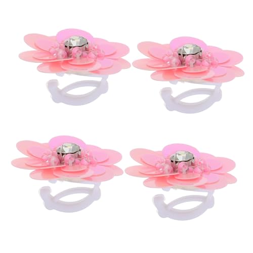 FRCOLOR 4 Stück Perlen Blüten Schuhanhänger Handgefertigt Stil DIY Schuhschmuck für Sneaker Haarklammern Valentinstag Dekoration Rosa Clips Mädchen FRCOLOR 4 Stück Perlen Blüten Schuhanhänger Handgefertigt Stil DIY Schuhschmuck für Sneaker Haarklammern Valentinstag Dekoration Rosa Clips Mädchen von FRCOLOR