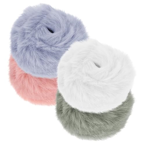 FRCOLOR 4stücke Plüsch Haargummis Für Mädchen Haarschmuck Ringe Pastellfarben Bequeme Und Schützende Haarbänder Für Verschiedene Frisuren FRCOLOR 4stücke Plüsch Haargummis Für Mädchen Haarschmuck Ringe Pastellfarben Bequeme Und Schützende Haarbänder Für Verschiedene Frisuren von FRCOLOR