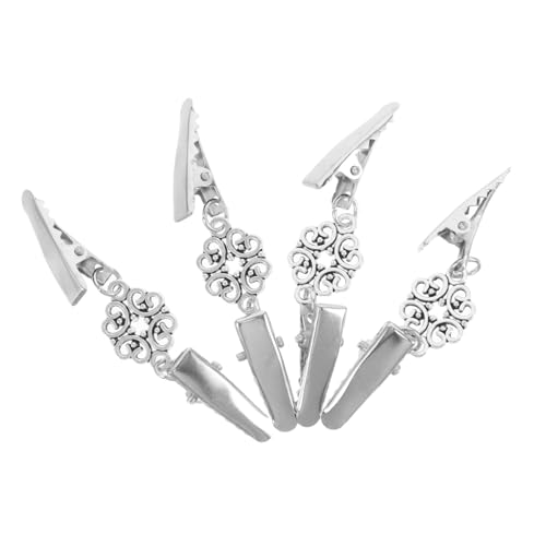 FRCOLOR 4stücke Kragenkettenclips Für Damen Schalclips Aus Hochwertiger Legierung Pullover-schalkettenclips Im Vintage-stil Cardigan-kettenclips Mit Glatten Kanten Für von FRCOLOR