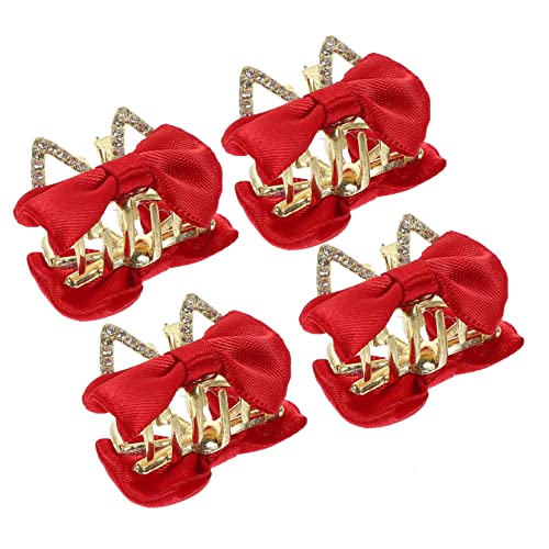 FRCOLOR 4stücke Schleifenklammern Kleine Haarklammern Für Frauen Mädchen Haaraccessoires Bogen Knoten Clips FRCOLOR 4stücke Schleifenklammern Kleine Haarklammern Für Frauen Mädchen Haaraccessoires Bogen Knoten Clips von FRCOLOR