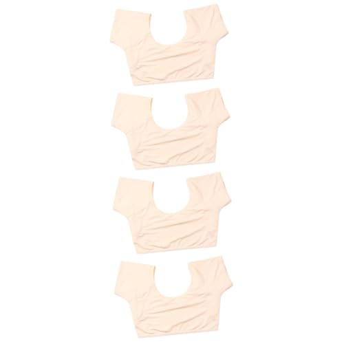 FRCOLOR 4 Stück Schweißpads Unter Den Achseln Damen Achselpads Achselpolster-shirt Tanktops Für Damen Saugfähige Schweißpads Schweiß Schweiß Platten Damenweste Mann Bh Milchseide Schutz von FRCOLOR