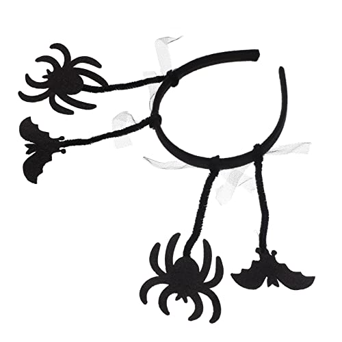 FRCOLOR 4stücke Halloween Haarreifen Mit Spinnen Und Fledermäusen Cosplay Haarschmuck Für Halloween-feste Leicht Und Bequem Zu Tragen Für Erwachsene von FRCOLOR