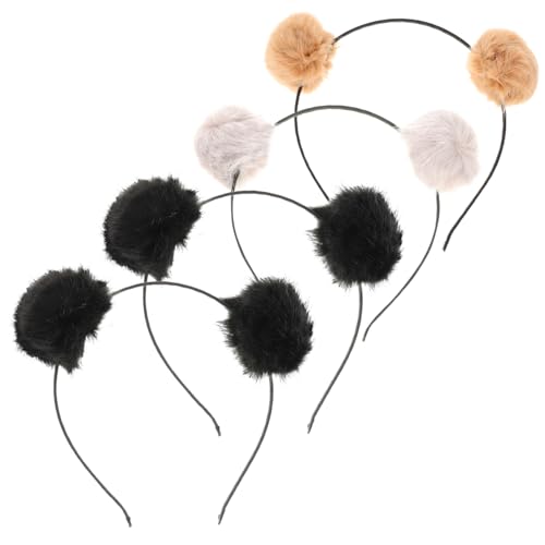 FRCOLOR 4 Stück Stirnband Für Kätzchen Ohren Stirnband Hautpflege-stirnband-tier Chipmunk-ohren-stirnband Stirnband Mit Katzenohren Bärenohren Stirnband Für Erwachsene Pom-stirnband FRCOLOR 4 Stück Stirnband Für Kätzchen Ohren Stirnband Hautpflege-stirnband-tier Chipmunk-ohren-stirnband Stirnband Mit Katzenohren Bärenohren Stirnband Für Erwachsene Pom-stirnband von FRCOLOR
