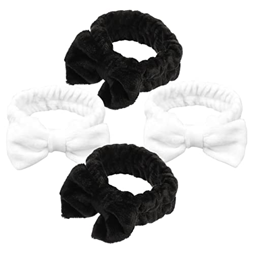 FRCOLOR 4stücke Gesichtswasch-stirnband Für Frauen Spa-stirnband Zum Waschen Haarband Zum Waschen Gesichts Hautpflege-stirnbänder von FRCOLOR