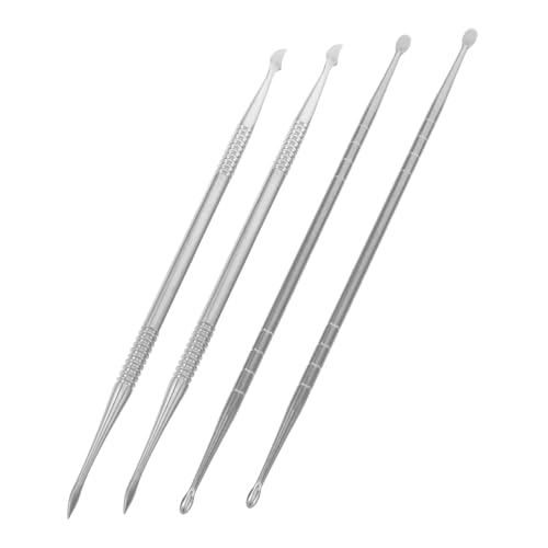 FRCOLOR 4 Stück Teiliges Metalldesign Nail Carving Tools mit Doppeltem Kopf Uv Gel Skulptur Malwerkzeug für DIY Maniküre Modellierung und Präzises Zeichnen FRCOLOR 4 Stück Teiliges Metalldesign Nail Carving Tools mit Doppeltem Kopf Uv Gel Skulptur Malwerkzeug für DIY Maniküre Modellierung und Präzises Zeichnen von FRCOLOR