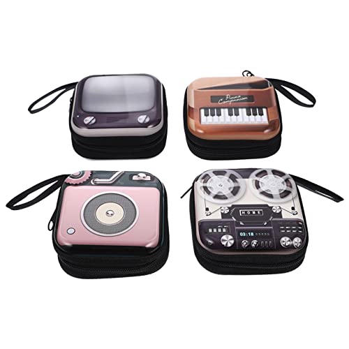 FRCOLOR 4stücke Kleine Retro Geldtasche Mit Cartoon Design Münzbörse Und Multifunktionale Aufbewahrungstasche Leicht Und Tragbar Für Junge Mädchen Und Täglichen Gebrauch von FRCOLOR