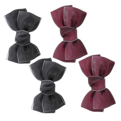 FRCOLOR 4 Stück Teiliges Schleifen Schuhclips Zarte DIY Schmuckapplikationen Bowknot Dekorationen für Damen Schuhe Vielseitig für Flache Schuhe Kleidung und Accessoires von FRCOLOR