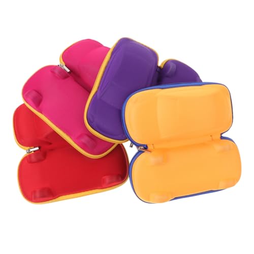 FRCOLOR 4 Stück Tragbares Brillenetui im Niedliches Auto Design EVA Material mit Reißverschluss Leichtes Sonnenbrillen und Lesebrillenetui für Buntes Aufbewahrungsfach Orange Rot FRCOLOR 4 Stück Tragbares Brillenetui im Niedliches Auto Design EVA Material mit Reißverschluss Leichtes Sonnenbrillen und Lesebrillenetui für Buntes Aufbewahrungsfach Orange Rot von FRCOLOR