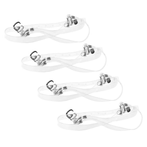 FRCOLOR 4 Stück Transparentes High Heel Fersenriemen mit Elastischem Schnallenverschluss Abnehmbare und Langlebige Tpu Schuhbänder für Damen Rutschfeste High Heels Zubehör von FRCOLOR