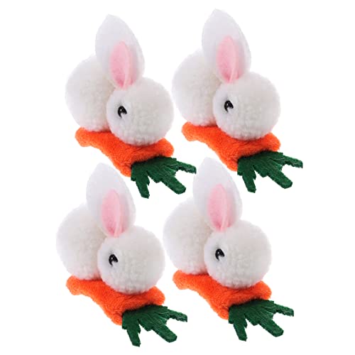 FRCOLOR 4 Stücke Form Haarnadeln Kleinkinder Haar Clips Baby Haar Barrettes Ostern Dekorative Mädchen Haar Zubehör von FRCOLOR