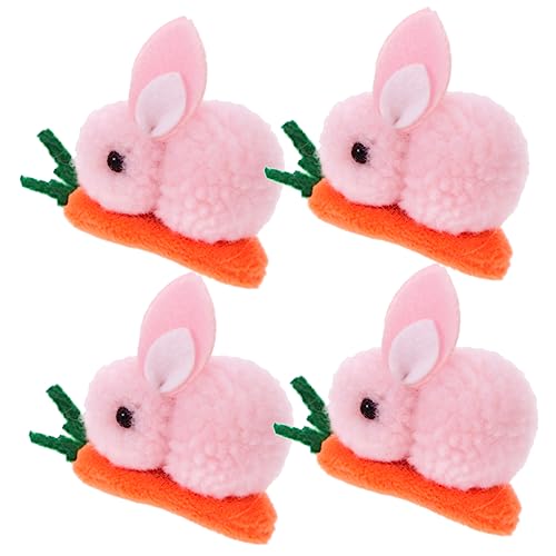 FRCOLOR 4 Stücke Haar Clips Bunny Muster Mädchen Haar Dekorationen Entzückende Haarnadeln FRCOLOR 4 Stücke Haar Clips Bunny Muster Mädchen Haar Dekorationen Entzückende Haarnadeln von FRCOLOR