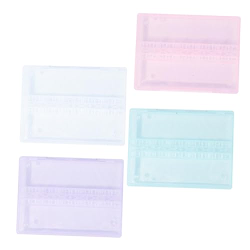 FRCOLOR 4stücke Aufbewahrungsbox Für Nagelbohrer Organizer Für Nagelbohrer Box Für Nagelpolierköpfe Etui Für Lagerung Boxen Für Maniküre-polierer von FRCOLOR