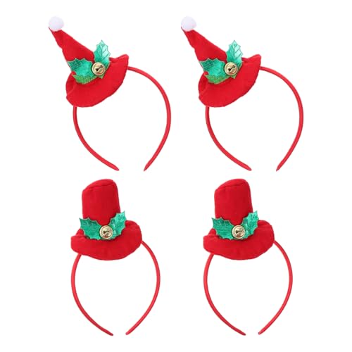 FRCOLOR Weihnachts-mini-hut- -haarreifen 4-teiliges Set Weihnachtselemente Bequem Und Einfach Zu Tragen FRCOLOR Weihnachts-mini-hut- -haarreifen 4-teiliges Set Weihnachtselemente Bequem Und Einfach Zu Tragen von FRCOLOR